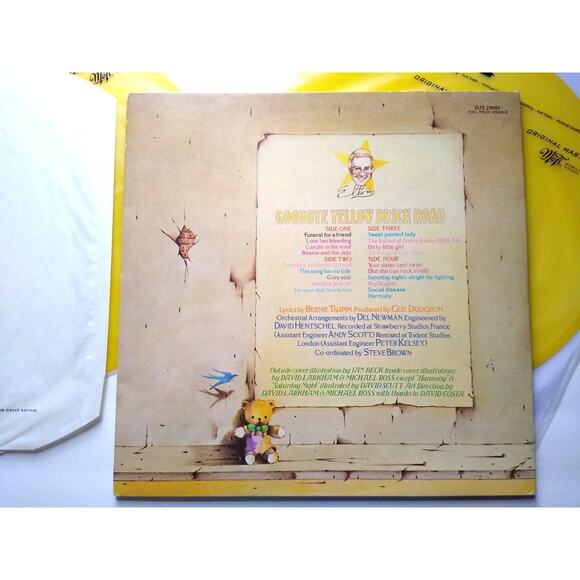 Elton John Goodbye Yellow Brick Road 1978 Vinyl LP Record Album COLORED Ltd Hype - Picture 6 of 10
